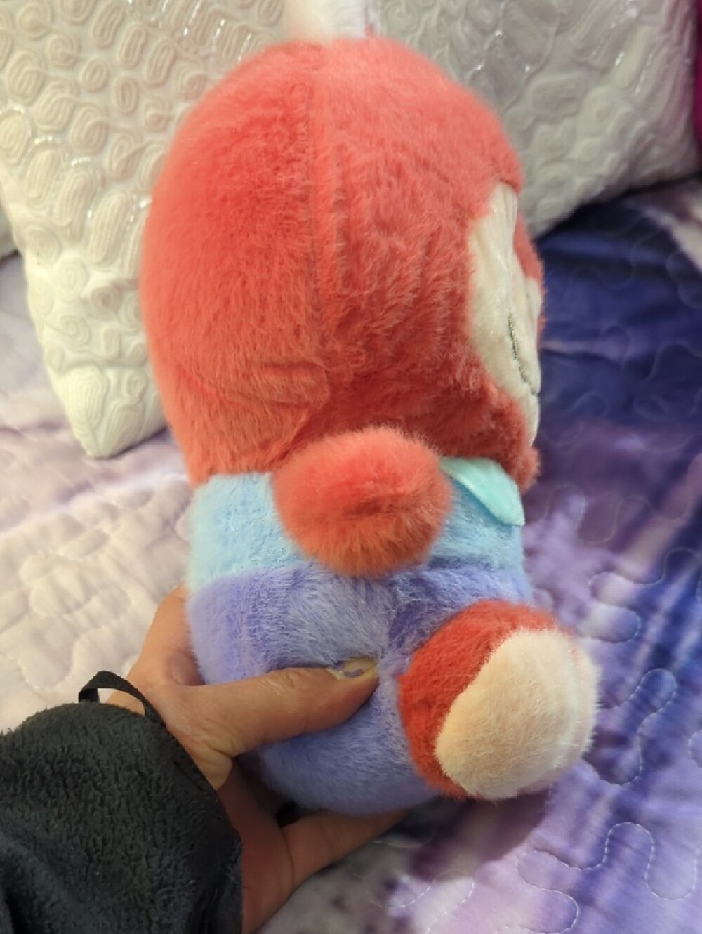 Red Plush Monster Toy - Cute Character Stuffed Doll - Picture 6 of 16